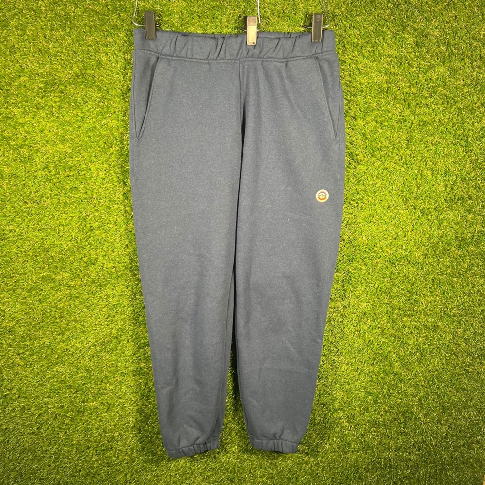 Patagonia Mahnya Fleece Jogger Pants Mens XS Navy Blue Organic Cotton